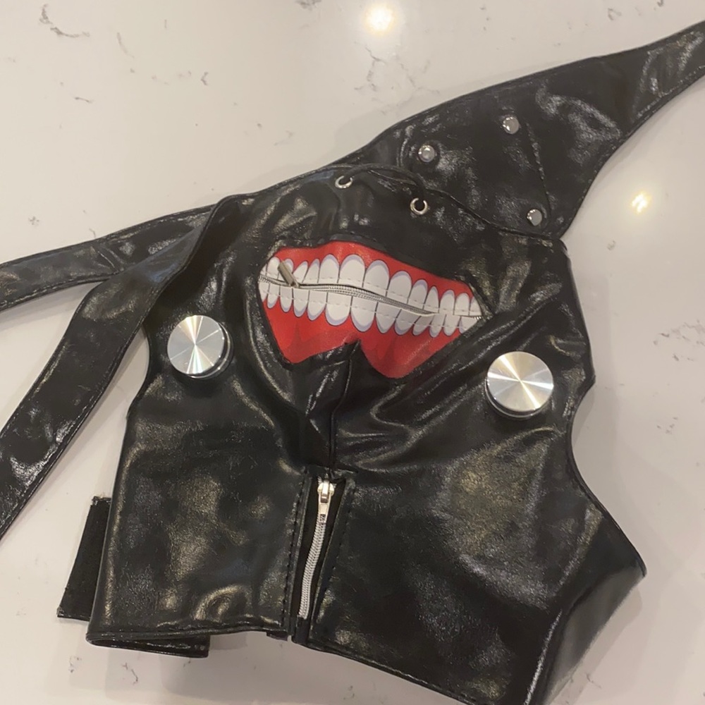 Tokyo Ghoul Kaneki Mask + eyepatch